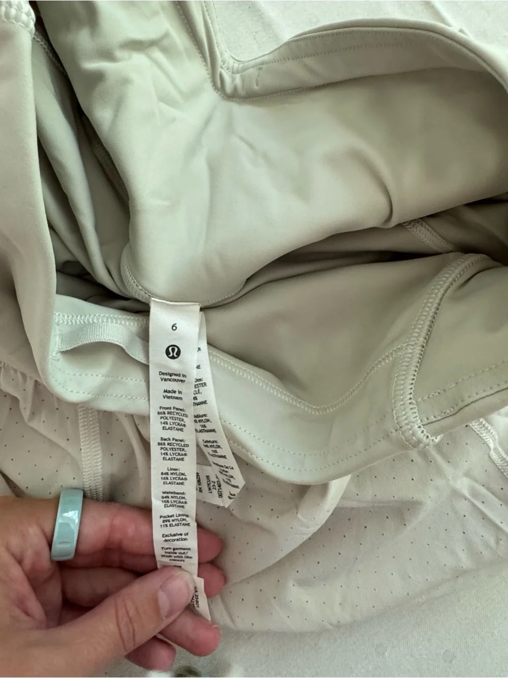 lululemon athletica Road to Trail HR Short 4” Bone